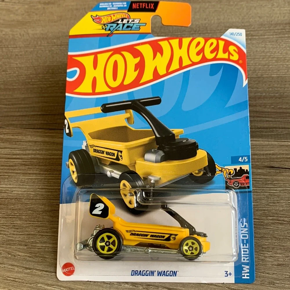 Hot Wheels Treasure Hunt 2024 Yellow Draggin Wagon Hotwheels Diecast Metal Car 🆕